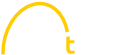white Suntrada logo with yellow arc